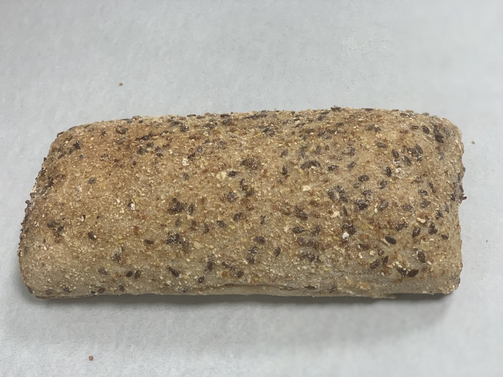 Ciabatta Multi seeds 100gr (After Baking 90gr) W11cm L20cm  