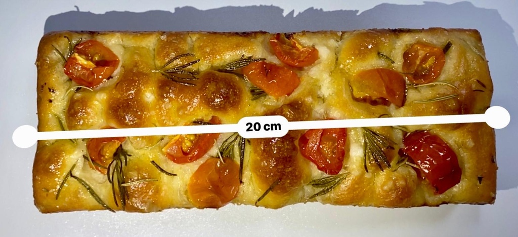 Focaccia sandwich Tomato 9cm/20cm