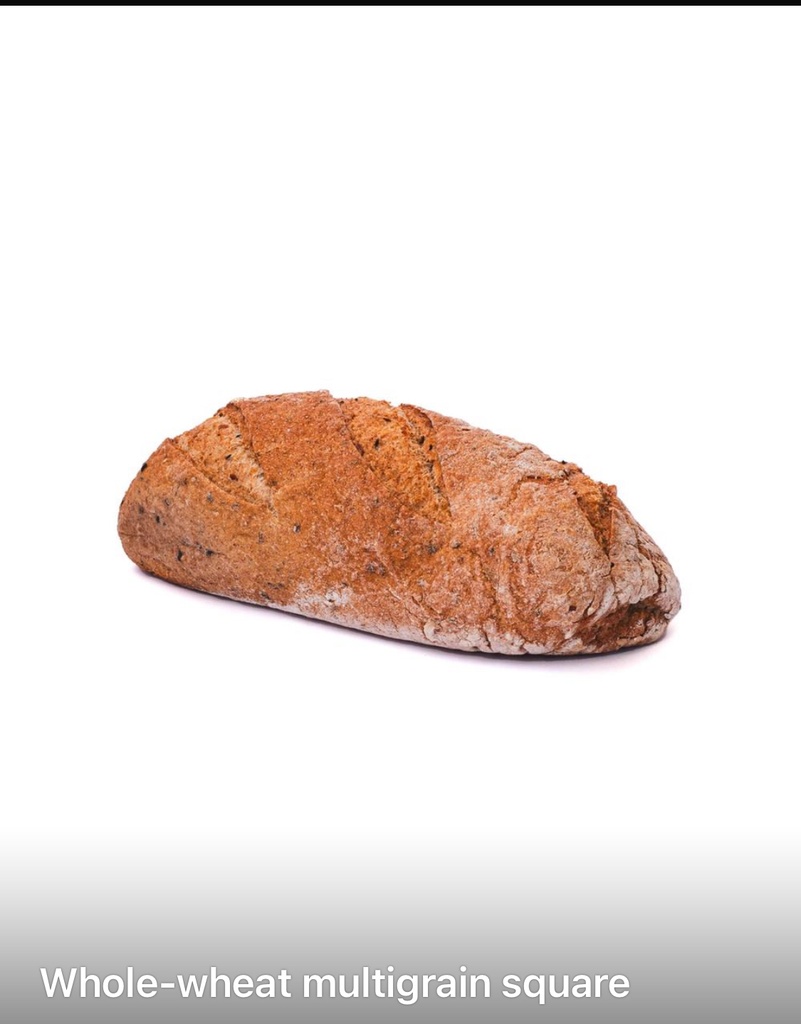 Loaf wholewheat multigrain square 900gr sliced