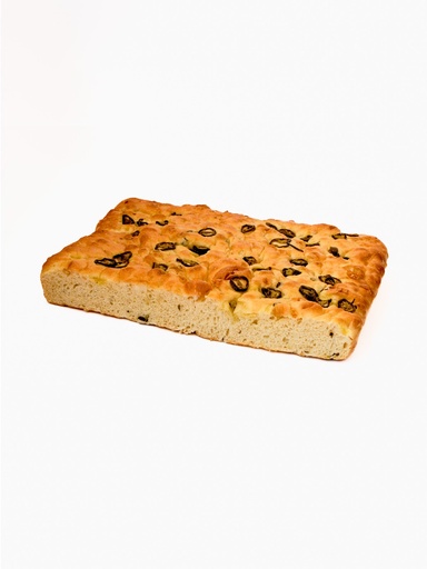Focaccia jalapenos 1500gr (After Baking 1400gr) 80% cook H 6cm