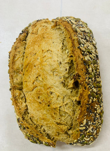Loaf Multigrain new design with more seeds on top  500gr (After baking 400gr )