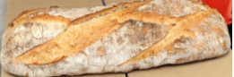Loaf Sourdough square 1100gr L35cm Full baked sliced 