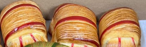 Croissant Double Danish Suisse Red Raw Mini 